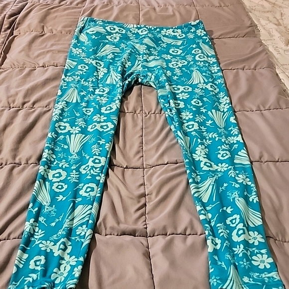 LuLaRoe one size leggings 3 pairs women's Disney Sleeping Beauty - Picture 3 of 14